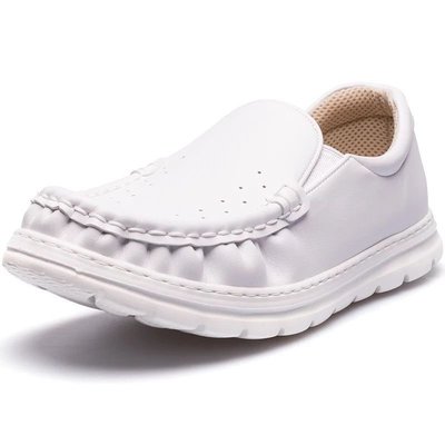 Pansy日本夏舒適防滑平跟白色工作鞋美容院醫院醫生護士鞋男RS108
