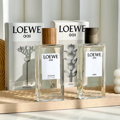 【雯雯代購】Loewe羅意威情侶香水001 Man&Woman 100ml Loewe事后清晨香水系列