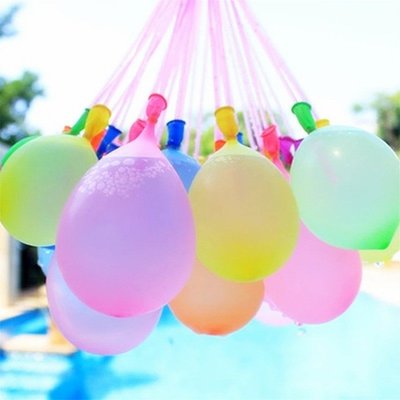 魔術注水氣球 快速 灌水球神器 37個 魔術水球 玩水球炸彈 水仗 戶外玩水 充水氣球 水球 水炸彈 灌水水球 充水球
