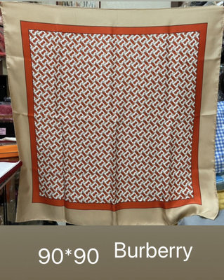 名品商行 2手名牌 Burberry 超美美 絲巾 90*90 狀況95新 洗標拆掉了 参考圖片 盒子 附本店購買證明