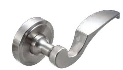 加安水平鎖LYK603 通道鎖 無鑰匙 房門鎖 鎖閂長度60mm 銀色 防盜鎖管型把手鎖適用一般房門鋁硫化銅門