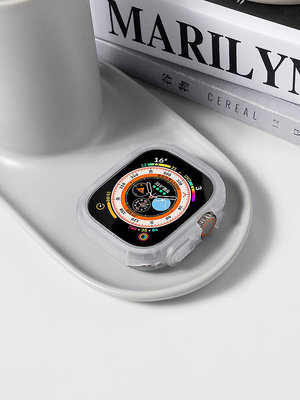 錶帶 手錶配件蘋果手表iwatch ultra2保護殼applewatch表帶49mm透明TPU表套新款watchs防摔