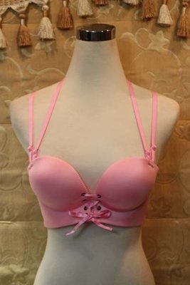 【性感貝貝】粉色珠珠按摩胸罩32A/32B, Cosplay Chantelle Aubade Salute戴安芬華歌爾