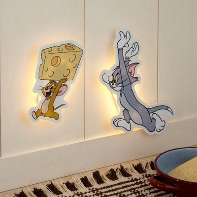 華納《預購》湯姆貓與傑利鼠 LED 感應壁燈~日本正品~共2款~心心小舖