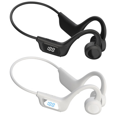 【揪好買＊藍芽耳機】全新 CB-U9 掛耳式骨傳導數顯屏藍芽無線運動耳機 藍芽5.2 數顯電量螢幕 TF卡支援