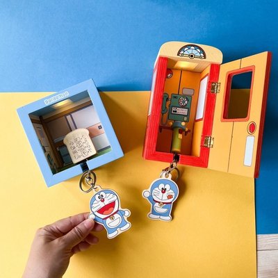 7-11 超商 哆啦A夢 道具大木集 發光鑰匙座 Doraemon 集點送 鑰匙座 卡通場景 鑰匙收納盒