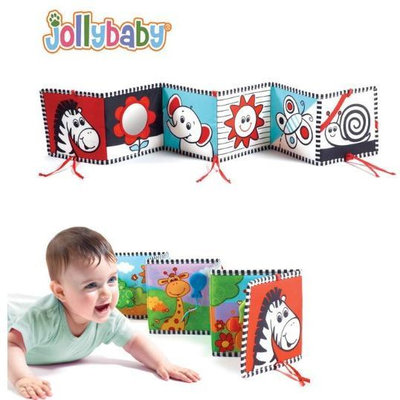 jollybaby 多功能早教寶寶床圍布書粉色蝸牛斑馬兩款床上用品玩具
