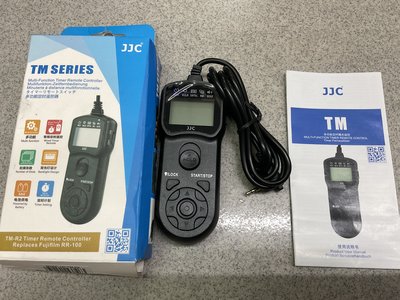 JJC富士副廠Fujifilm定時快門線遙控器TM-R2相容RR-100快門線2.5mm適間隔縮時攝影延遲B快門