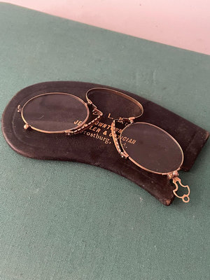 19世紀 純金老眼鏡