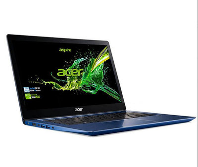 ➤92成新 Acer 輕薄電競藍筆電(i5極速8核)+14吋窄邊框+SSD硬碟( 獨顯+12G) GTA5  CAD繪圖