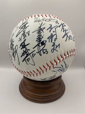 2019年世界十二強 中華隊全隊簽名球 棒球 大球 王建民 彭政閔 親筆簽名
