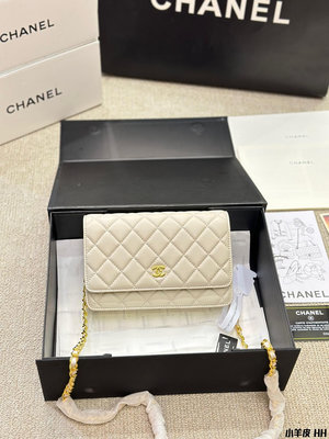 【二手包包】小羊皮 chanel Woc 發財包小香牛皮最近好多明星都在背 Chanel 19 這款包是由老 NO83567