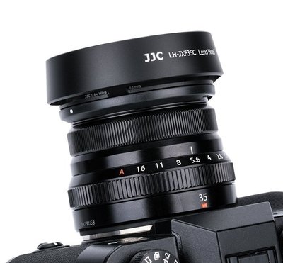 特價 BLACK JJC富士副廠Fujifilm遮光罩LH-JXF35C相容LH-XF35II遮光罩