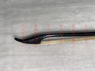 花紋花格子碳纖維巴洛克白馬尾小提琴弓蛇木尾庫