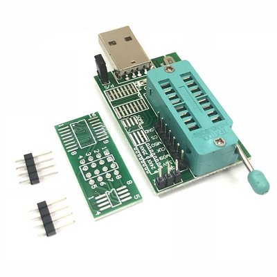 CH341A USB程式設計器主機板BIOS路由SPI中九液晶刷機FLASH/24/25燒錄器 W1035