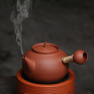 大容量煮水側把壺原礦煮茶家用加熱燒水明火電陶爐炭爐通用茶壺