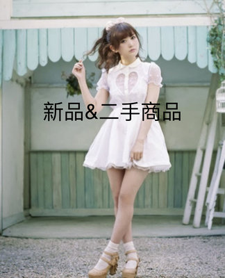 lizlisa LIZ LISA短袖淡粉透紗點點甜美洋裝日本LIZ日系粉色