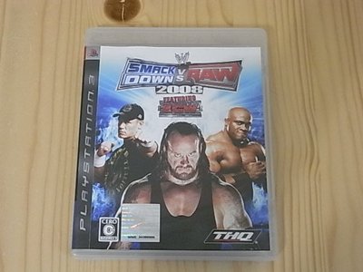 【小蕙館】PS3~ WWE 激爆職業摔角 2008 Smackdown vs. Raw (純日版)