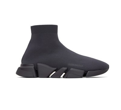 [全新真品代購] BALENCIAGA 深灰色針織材質 襪套鞋 / 運動鞋 (巴黎世家) SPEED 2.0
