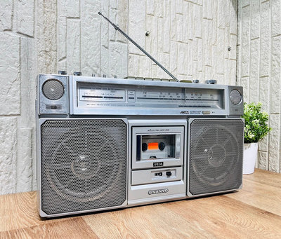 日本帶回 SANYO MR-X850 80年代 手提收音機 錄音帶 復古 卡帶 手提音響 Boombox