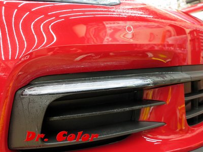 Dr. Color 玩色專業汽車包膜 Porsche Panamera 4 車燈保護膜