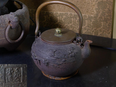 日本龜文堂老鐵壺