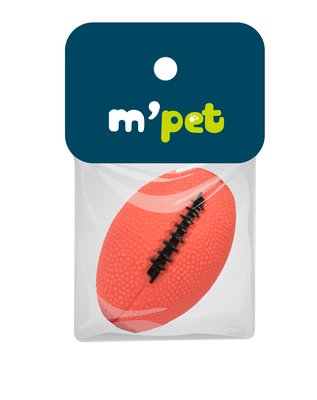 全球寵物~m'pet 寵物玩具-橄欖球