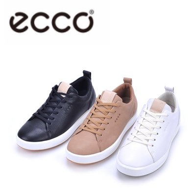 ECCO 高爾夫球鞋 愛步 新款 休閒 低幫 男運動小白 舒適 板鞋男鞋151304