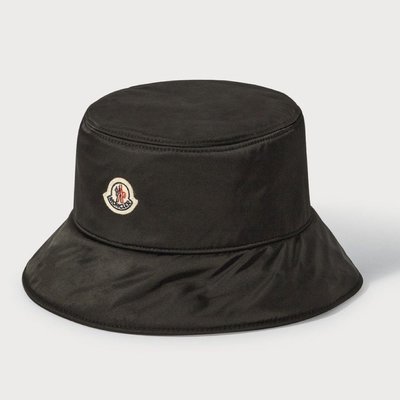Moncler bucket hat 黑色漁夫帽 紳士帽 全新正品