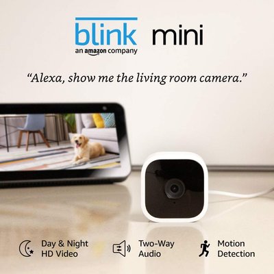 【竭力萊姆】全新 AMAZON自有品牌 Blink Mini 智慧型攝影機 1080 HD 夜視 動態偵測