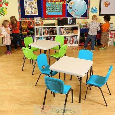 繪畫桌costco美國來福太折疊桌學習桌兒童學生畫畫桌方桌小飯桌便攜折疊-促銷
