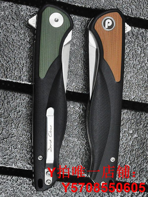 D2鋼小刀折疊刀防身高硬度鋒利戶外求生折刀隨身便攜露營水果刀具