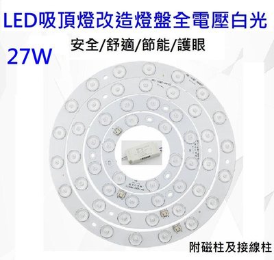 LED 吸頂燈 風扇燈 圓型燈管改造燈板套件 圓形光源貼片 2835 led燈盤 不刺眼 無暗區 寬壓 27W 白光