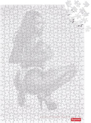 【HOMIEZ】SUPREME Digi Jigsaw Puzzle【SUP_ACC101】黑白照片 500片拼圖