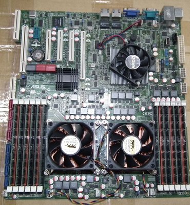 記憶體48g+2顆ES工程版6核cpu華碩LGA1366雙CPU主機板Z8NR-D12 X58 DDR3 X5650不顯