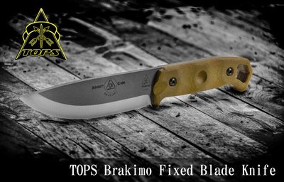 【angel 精品館 】美國 Tops Knives Brakimo 綠電木柄叢林刀 BRAK-01