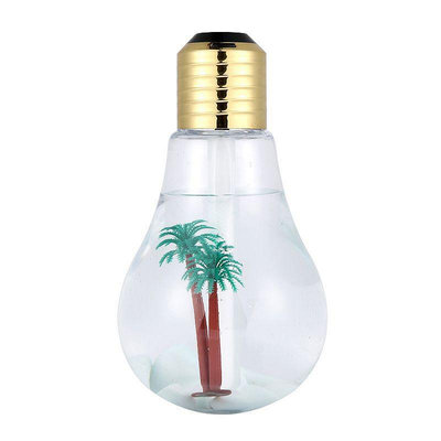 【現貨】創意小燈泡加濕器小型迷你家用多功能小夜燈隨身usb靜音臥室