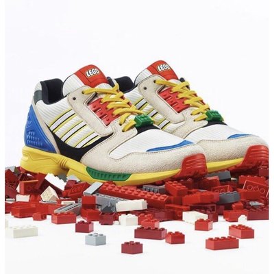 【正品】LEGO x adidas origina ZX 8000 樂高 白黃藍 跑步 FZ3482潮鞋