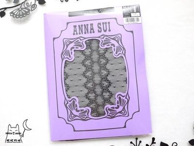 【拓拔月坊】ANNA SUI 褲襪　直紋星星蕾絲 水玉小網　日本製～現貨！