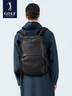 雙肩包男士休閑旅行包電腦包背包初中高中大學生書包時尚潮流