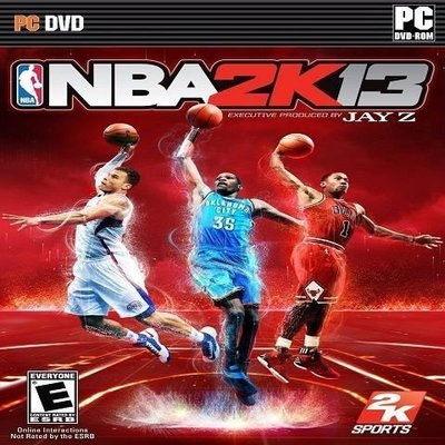 籃球 NBA2K13 中文版 PC電腦單機游戲光盤 光碟 體育競技~特價特賣