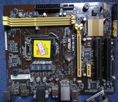 華碩H81M-CT H81集顯主板1150針高清DDR3帶PCI