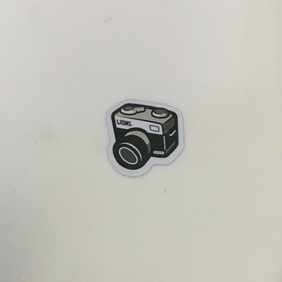 FA-中華職棒【統一獅】1993~04年×2024年復古季主題日 球隊字樣 相機造型貼紙