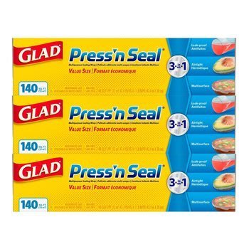 【JM媽咪】costco好市多代購 Glad Press’n Seal 強力保鮮膜 3入 #350086