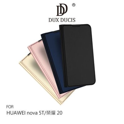 【愛瘋潮】免運 DUX DUCIS HUAWEI nova 5T/榮耀 20 SKIN Pro 皮套 支架可立 插卡