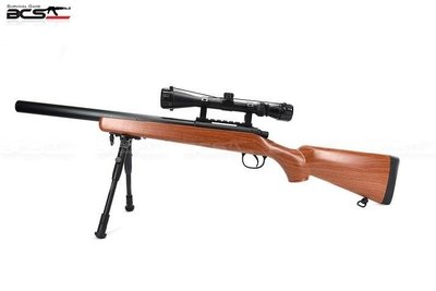 【BCS生存遊戲】送BB彈 槍袋 FS AL02 M150升級版 仿木紋色 手拉空氣狙擊槍鋼製組鐵蹺蹺板-FSAL02
