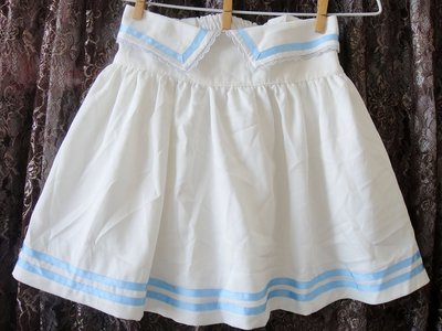 mussa 甜美 白色吊帶短裙 skirt