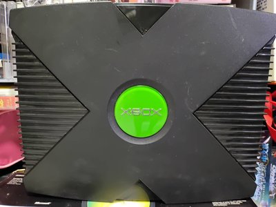 收藏經典遊戲 微軟microsoft XBOX1 一代 遊戲主機 可過電不運作 零件收藏機