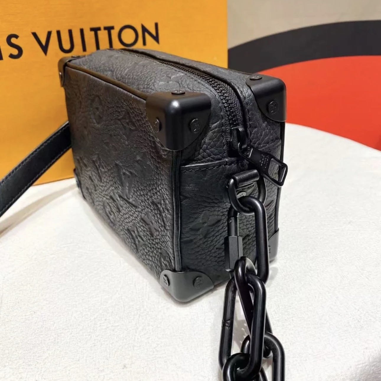 Louis Vuitton MONOGRAM Mini soft trunk (M55702)
