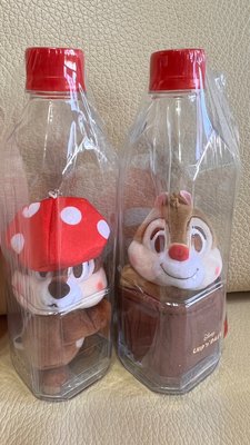 7-11 午後紅茶 迪士尼 Disney 奇奇 蒂蒂 玩偶 花栗鼠 吊飾 瓶裝 可愛